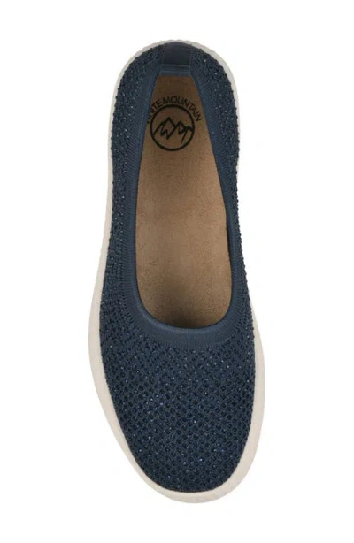 Cliffs By White Mountain Digs Slip-on Sneaker In Navy Fabric