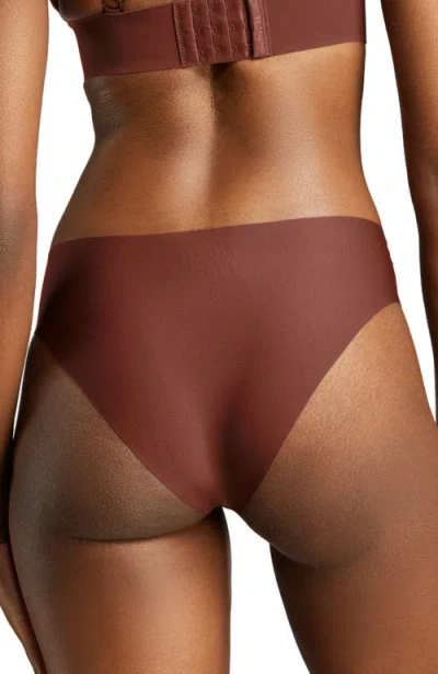 Siella No-show Bikini In Cocoa