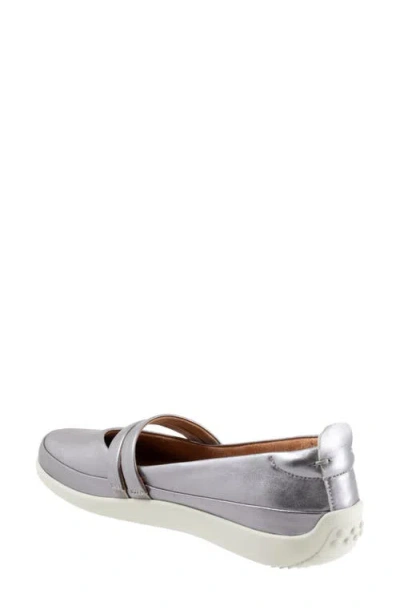Softwalk Devon Mary Jane Slipon In Metallic