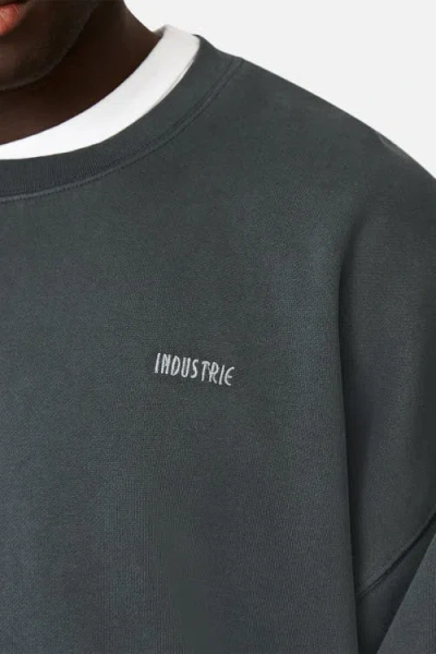 Industrie Australia The Del Sur Solid Sweatshirt In Dark Teal
