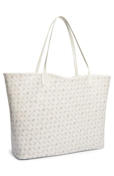 Sam Edelman Large Harper Monogram Shopper Tote In Eggshell
