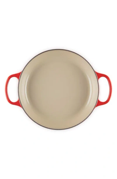 Le Creuset Enameled Cast Iron Signature Round 2.25-qt. Braiser With Glass Lid In Cerise