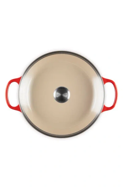Le Creuset Enameled Cast Iron Signature Round 2.25-qt. Braiser With Glass Lid In Cerise