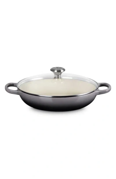 Le Creuset Enameled Cast Iron Signature Round 2.25-qt. Braiser With Glass Lid In Oyster
