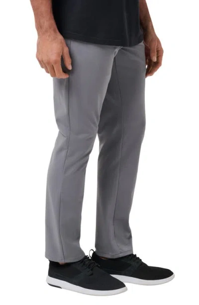 Travismathew Legacy Stretchknit Flat Front Chinos In Quiet Shade