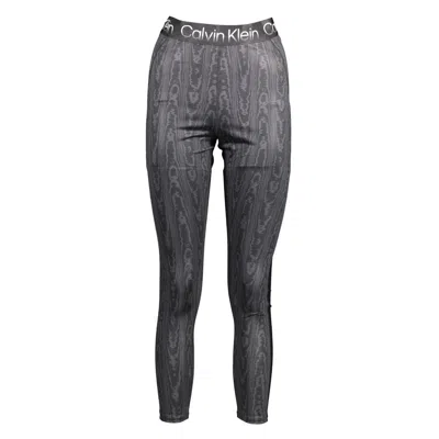 Calvin Klein Black Cotton Women Legging In Black