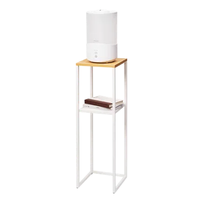 Yamazaki Home Two-tier Display And Storage Shelf, Steel + Wood