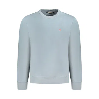Napapijri Brown Cotton Men Sweater In Grey