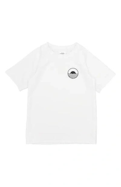 Feather 4 Arrow Kids' Icon Upf 50 Rashguard In White