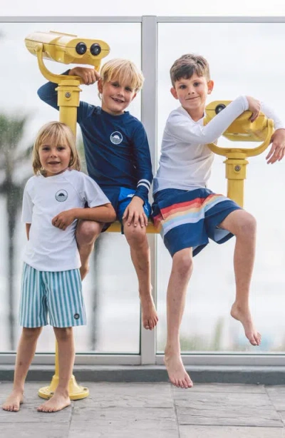 Feather 4 Arrow Kids' Icon Upf 50 Rashguard In White