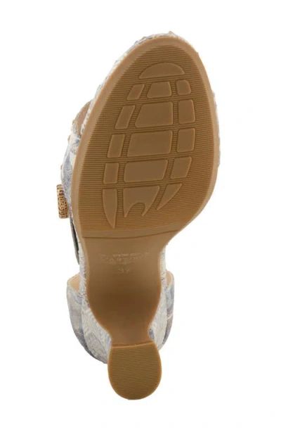 L'artiste By Spring Step Aqualeva Ankle Strap Sandal In Slate Multi