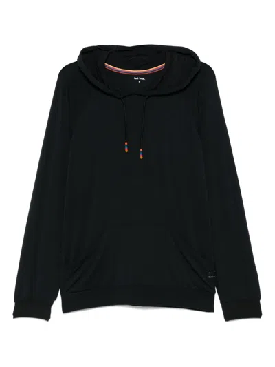 Paul Smith Hoodie With Drawstring Hood And Front Pouch Pocket In Black
