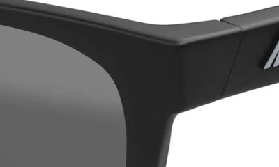 Maui Jim Kaulike 53mm Polarizedplus2® Rectangular Sunglasses In Black