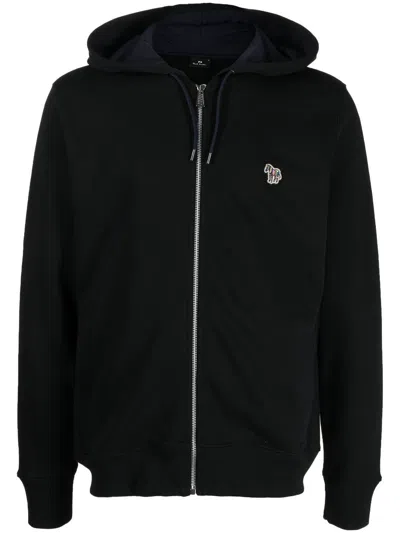 Ps By Paul Smith Ps Paul Smith Sweatshirt With Zebra Patch In Black