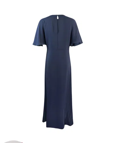 P.a.r.o.s.h Short-sleeve Midi Dress In Blue