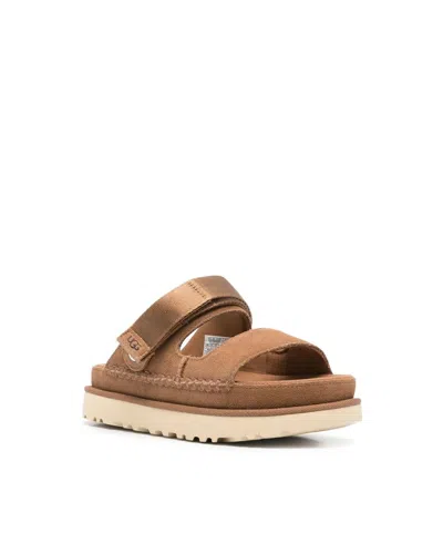 Ugg Goldenstar Glide Sandals In Brown
