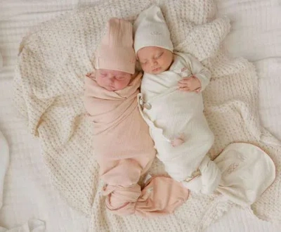 Ely's & Co. Cotton Little One Collection In Ivory/pink