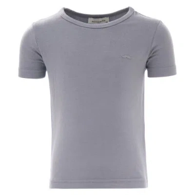 Moustache Logo-print T-shirt In Grey