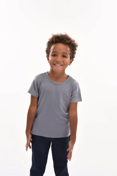 Moustache Logo-print T-shirt In Grey