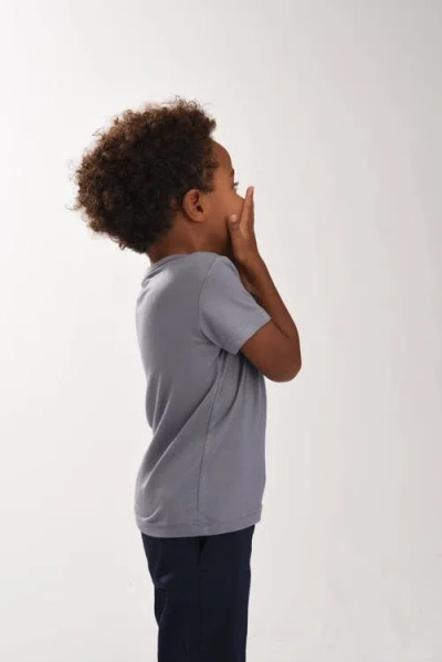 Moustache Logo-print T-shirt In Grey