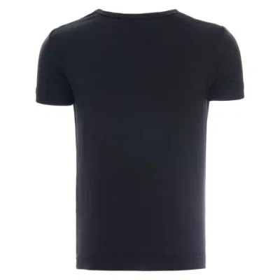 Moustache Logo-print T-shirt In Black