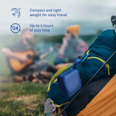 Pursonic Wireless Speaker, Solarsync Power Bank & Purtag Tracker Bundle Ultimate Sound, Power & Secu In Black