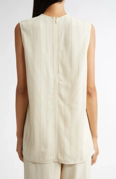 Totême Toteme Main Sleeveless Top In Ecru