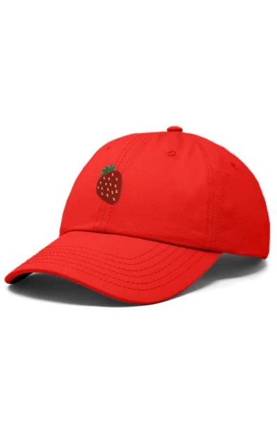 Dalix Strawberry Hat In Red