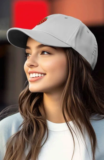 Dalix Strawberry Hat In Gray