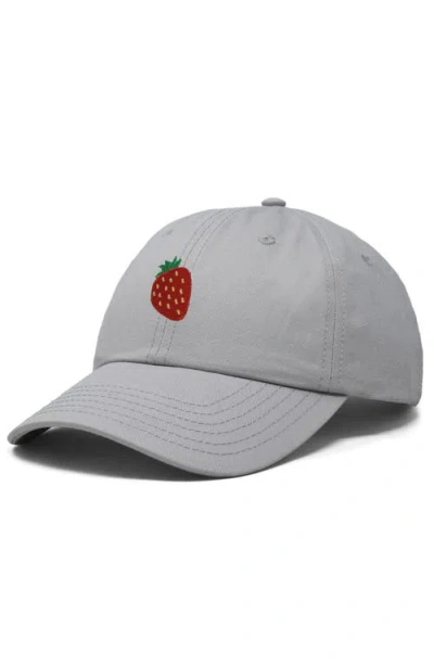 Dalix Strawberry Hat In Gray