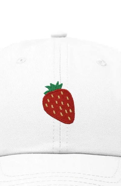 Dalix Strawberry Hat In White