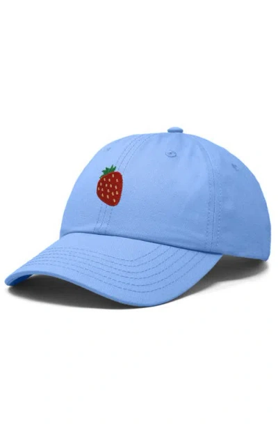 Dalix Strawberry Hat In Light Blue