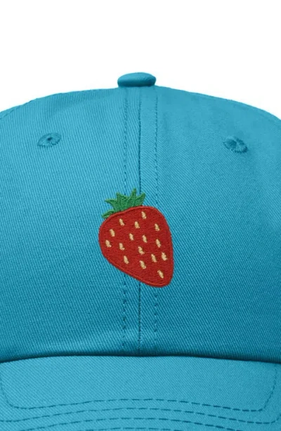 Dalix Strawberry Hat In Teal