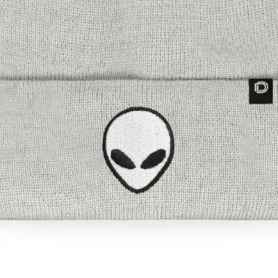 Dalix Alien Beanie In Light Gray