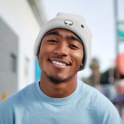 Dalix Alien Beanie In Light Gray