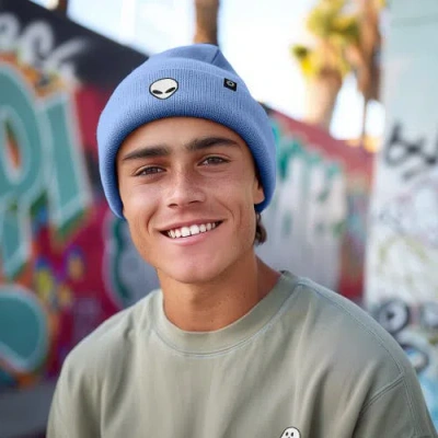 Dalix Alien Beanie In Periwinkle
