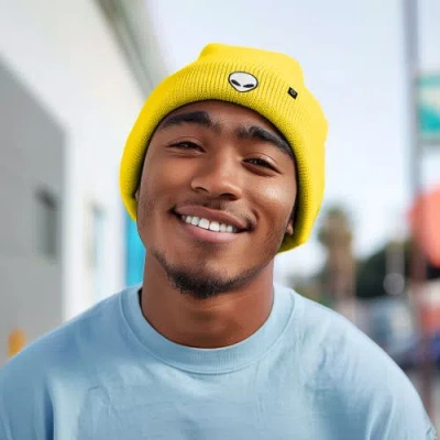 Dalix Alien Beanie In Yellow