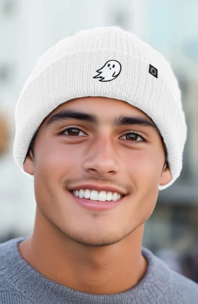 Dalix Ghost Beanie In White