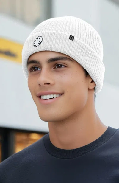 Dalix Ghost Beanie In White