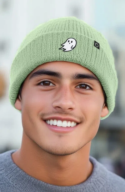 Dalix Ghost Beanie In Light Green