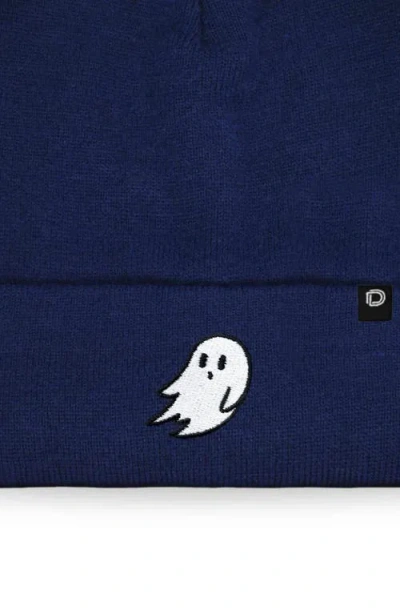 Dalix Ghost Beanie In Navy Blue