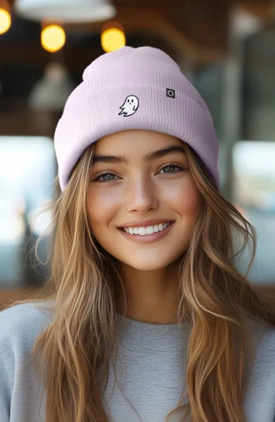 Dalix Ghost Beanie In Lavender
