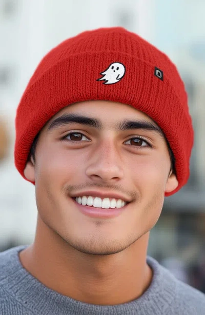 Dalix Ghost Beanie In Red