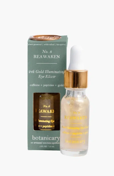Botanicary No. 8 Reawaken 24k Gold Illuminating Eye Elixir In Gold