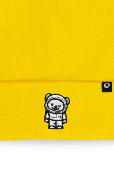 Dalix Ice Bear Beanie In Yellow