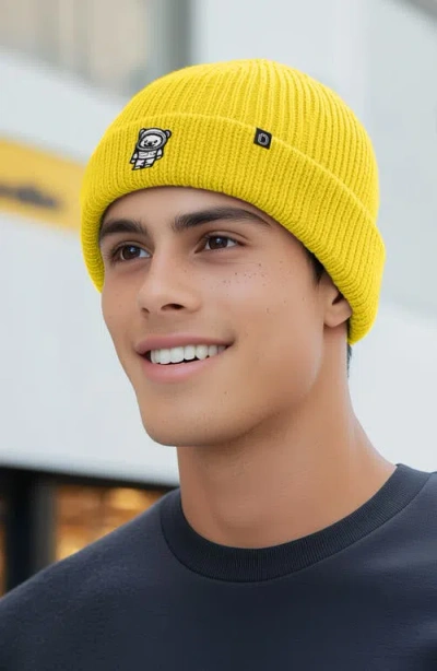 Dalix Ice Bear Beanie In Yellow
