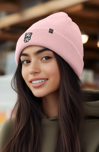 Dalix Ice Bear Beanie In Pink