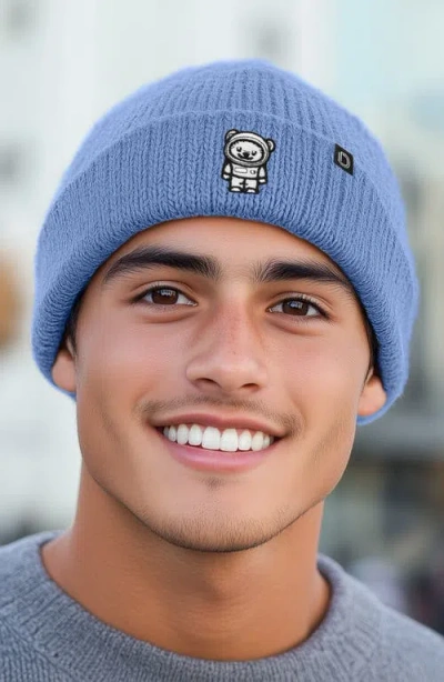 Dalix Ice Bear Beanie In Periwinkle