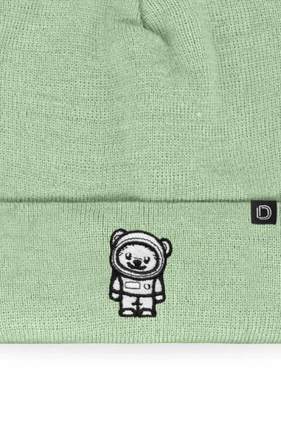 Dalix Ice Bear Beanie In Light Green