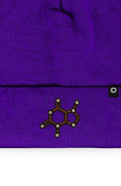 Dalix Molecule Beanie In Purple
